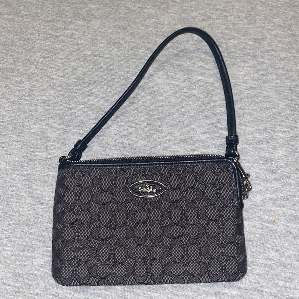 Coach mini wallet wristlet